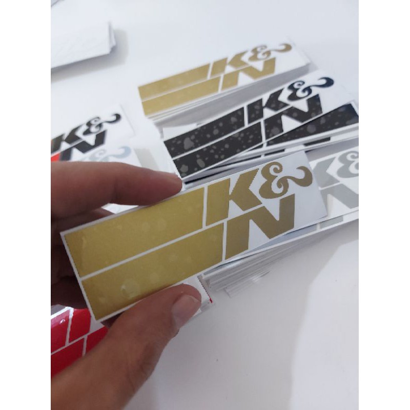 STICKER K&amp;N CUTTING