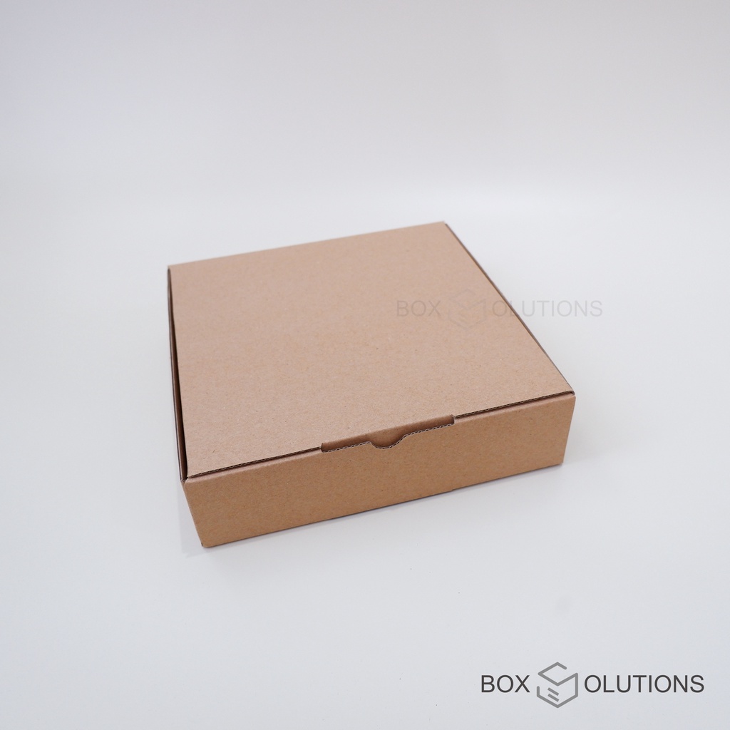 

box / dus pizza corrugated e-flute 20 x 20 x 5 cm / kardus packaging 20x20x5 cm