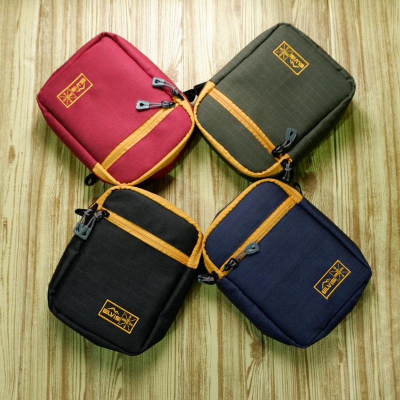 tas selempang pria wanita slingbag original elvis - rehan