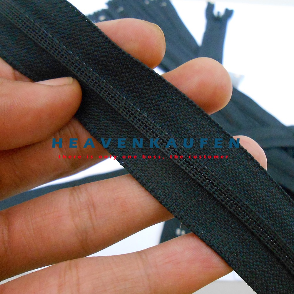 Zipper Resleting YKK 25 cm Hitam Murah