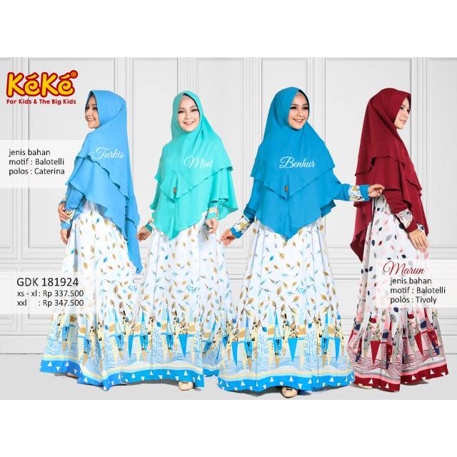Gamis Syar'i Keke ~ GDK 181924 ~