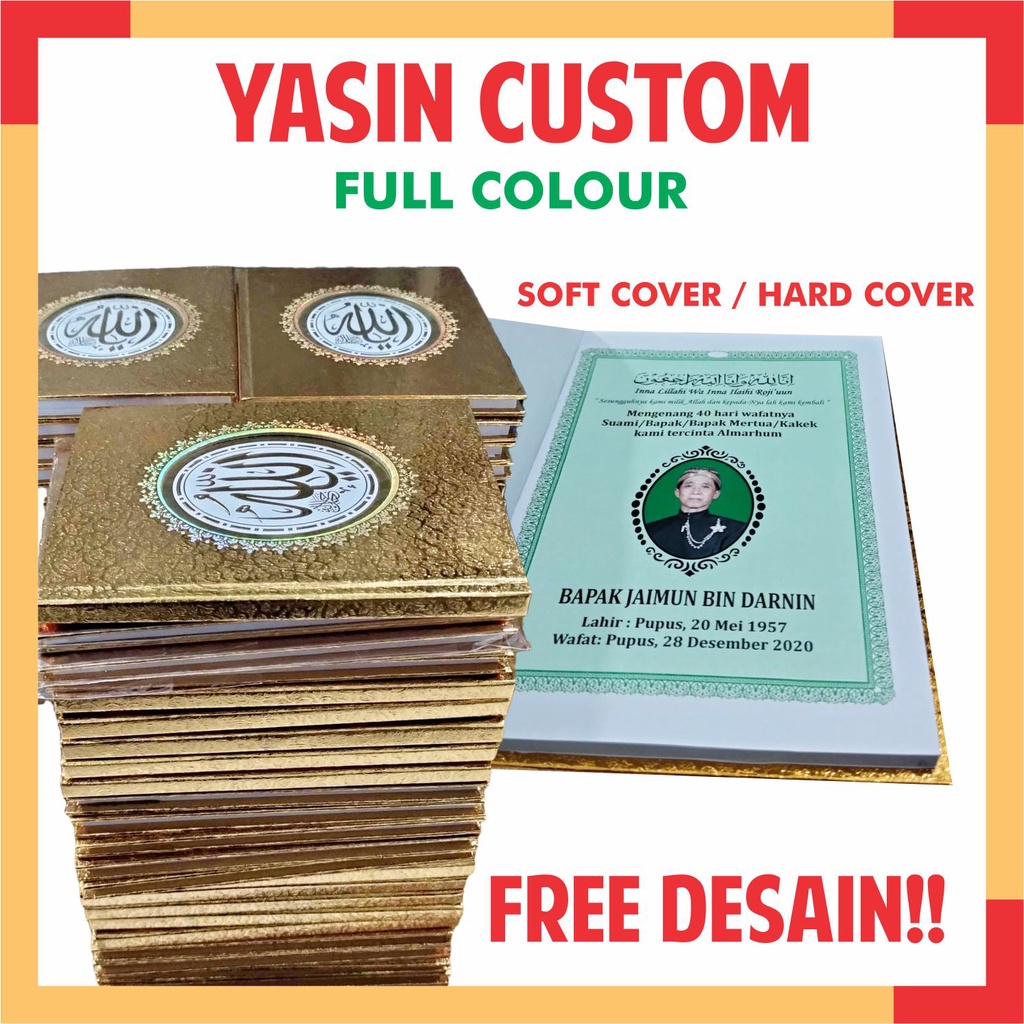 

Buku Yasin dan Tahlil / Yasin Custom
