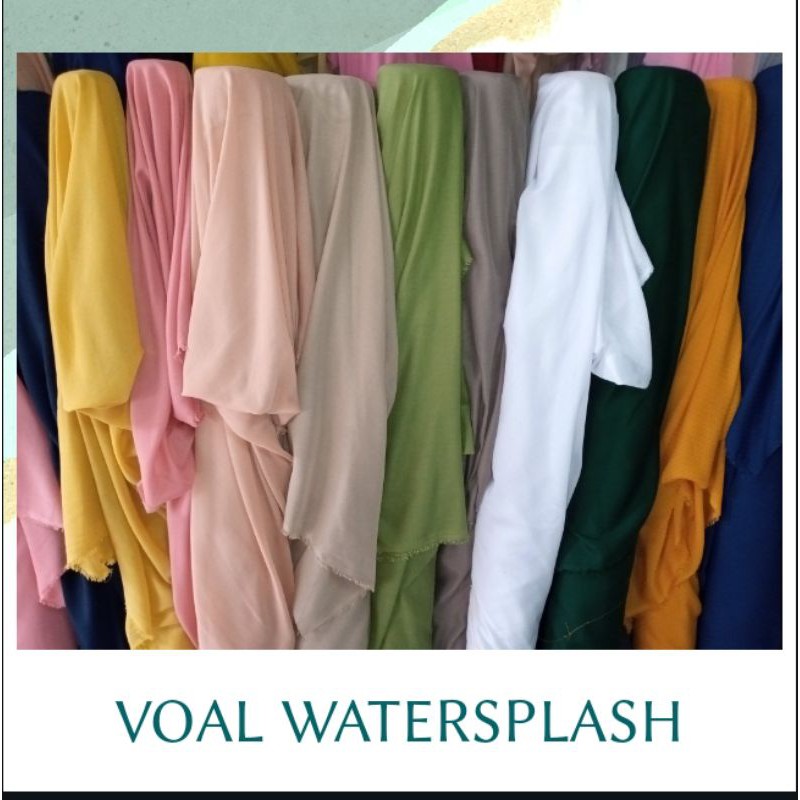 Voal Watersplash 1.15x1.15 / VOAL WATERPROOF / KAIN VOAL WATERSPLASH / KAIN VOAL WATERSPLASH GRADE A