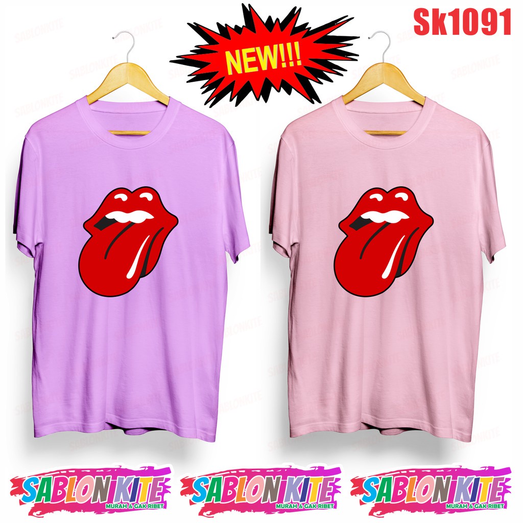 MURAH!!! KAOS TAY TAWAN ROLLING SK1091 UNISEX COMBED 30S