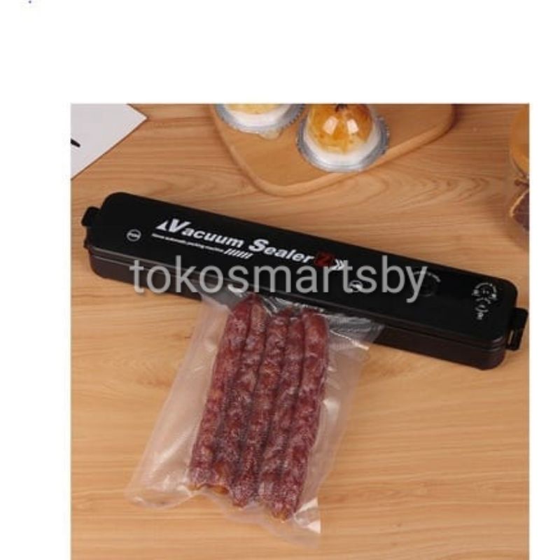 Vacum Sealer Fresh Makanan Food Packing Machine/ Mesin Vacuum Sealer Hitam