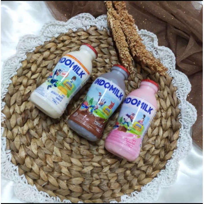 

Indomilk Botol 195 ml / Vanila-Strawberry-Cokelat
