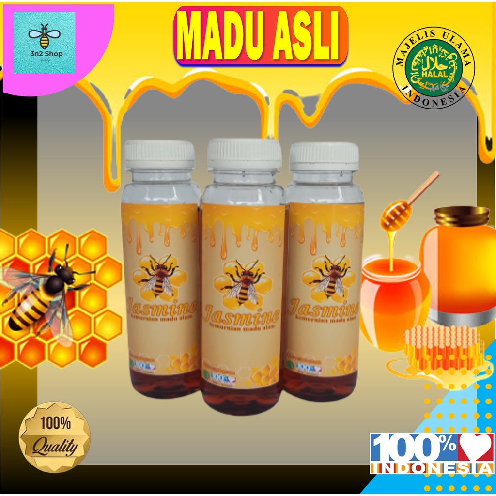 

Madu Asli murni Hutan multiflora sumatra Sehat Alami Jasmine 300 gram