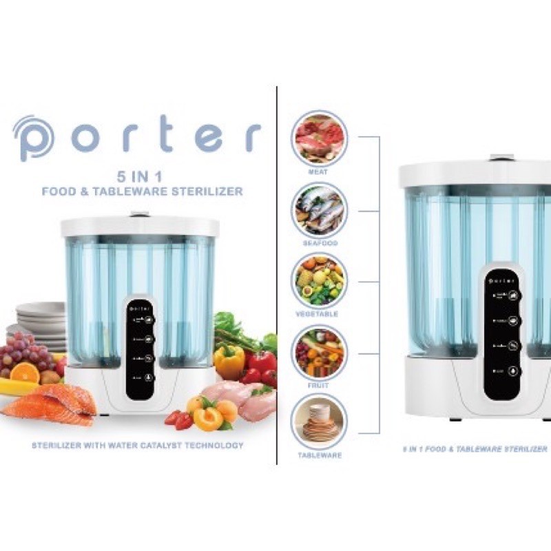 Porter 5in1 Food &amp; Tableware Sterilizer - P005