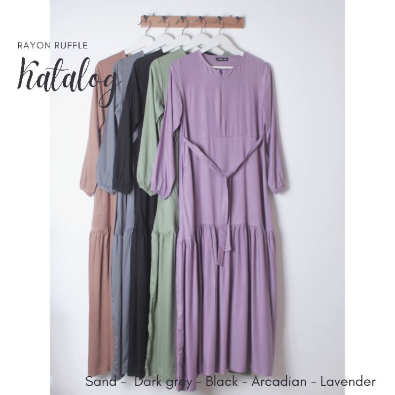Jual HOME DRESS RAYON RUFFLE LUXURY | Shopee Indonesia