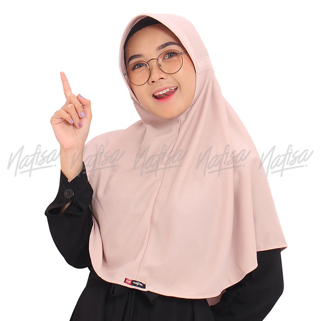 Jilbab Instan Serut Home Statis | Hijab Serut Santai M Pet Kecil Antem Kaos Khimar Kerudung Bergo