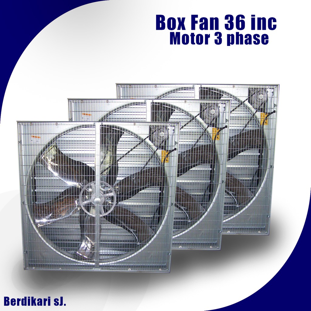 Exhaust Fan Box Fan 36 Inch 3 Phase Shopee Indonesia