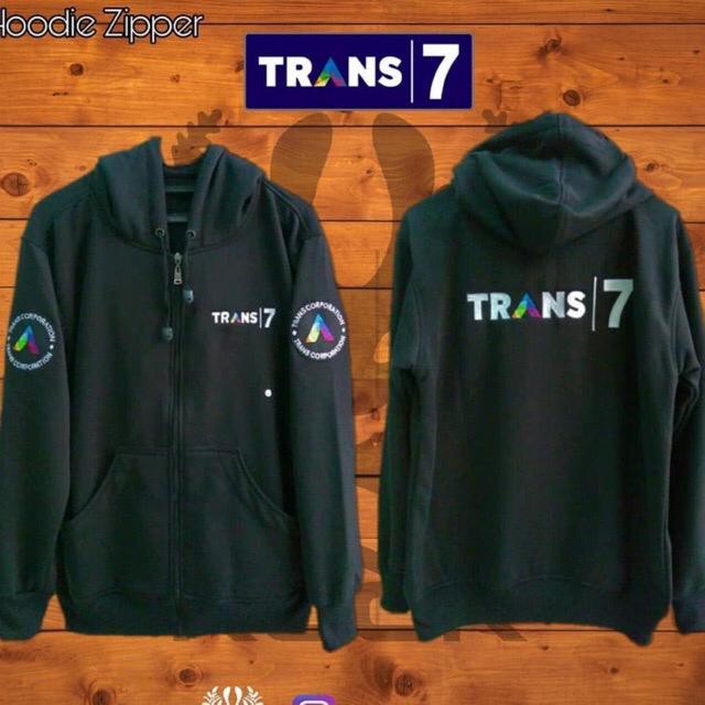 JAKET TRANS7 MURAH - JAKET HOODIE TRANS7 TRANSCORP TRANS TV JAKET ZIPPER - CUSTOM JAKET MURAH murah