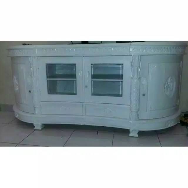 bufet kacang duco putih mebel jepara,furniture