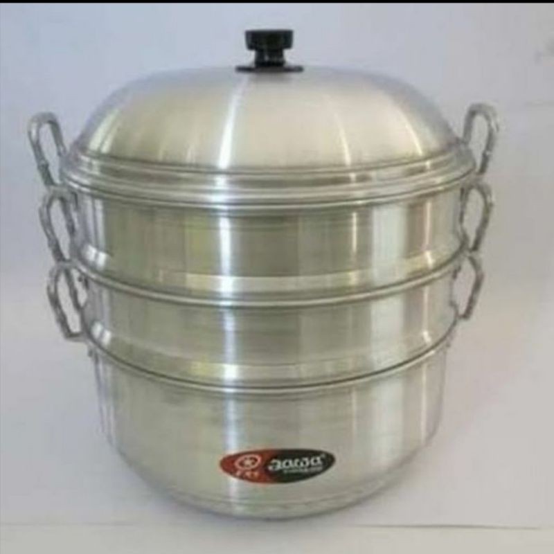 Panci kukus / Langseng /Klakat Jawa 33 cm Susun 3 Maspion