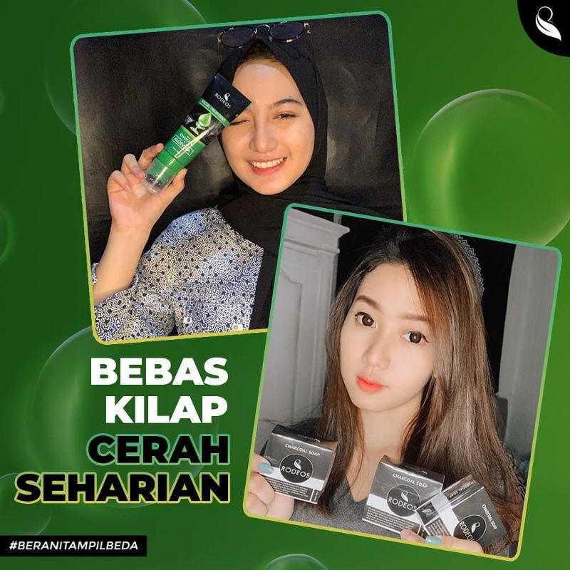 Rodeos Basic - Paket Sabun Pembersih Wajah untuk Kulit Kusam Bebas Komedo &amp; Jerawat