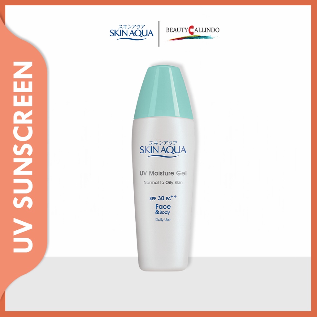 Skin Aqua UV Moisture Gel SPF 30 PA++ 40 ml Sunscreen Sunblock Tabir Surya