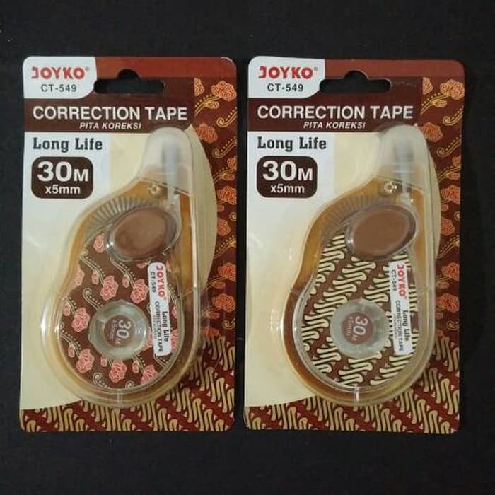 

Refill Tipex Tombow - Correction Tape - Tipex Kenko Correction Tape Joyko Batik 30 M Ct-549 Produk