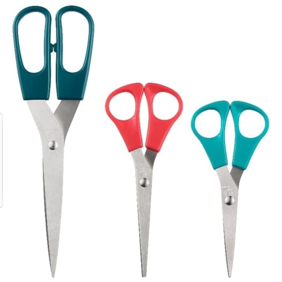 

Gunting Kertas Gunting Serbaguna IKEA Stainless Gunting Set 3 Warna
