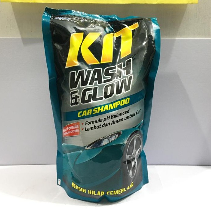 KIT WASH &amp; GLOW CAR SHAMPOO - SHAMPOO MOBIL WASH &amp; GLOW KIT - 400 ML