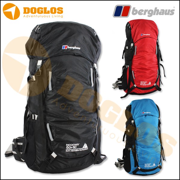 Berghaus Ridgeway 50 +10L Lokal ransel gunung keril travel Tas Carrier