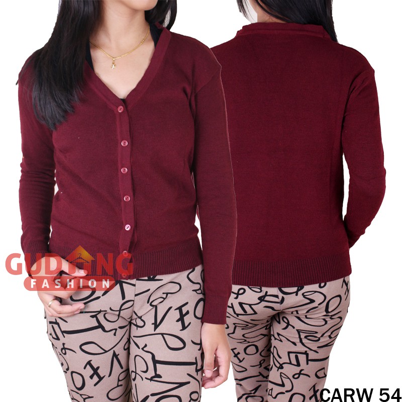 Cardigan Polos Wanita CARW 54