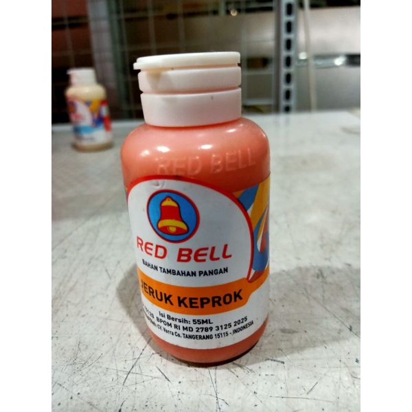 

RED BELL JERUK KEPROK PERISA DAN PEWARNA 55ML COCOK UNTUK DIGUNAKAN SEBAGAI PERISA PADA MINUMAN DENGAN DOSIS PEMAKAIAN 2% B/B