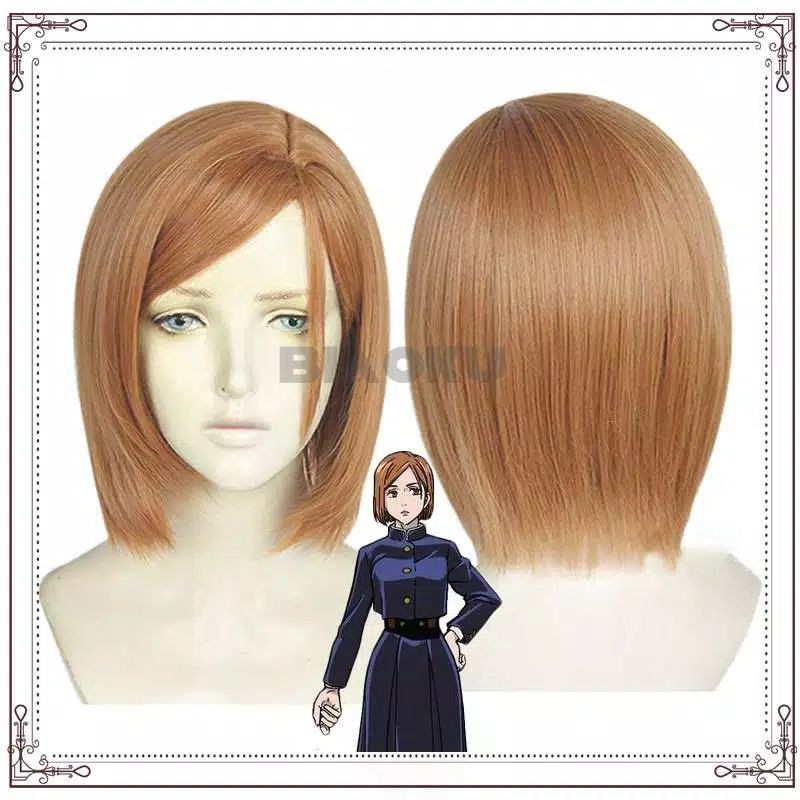 Nobara Kugisaki wig Cosplay Anime Jujutsu Kaisen