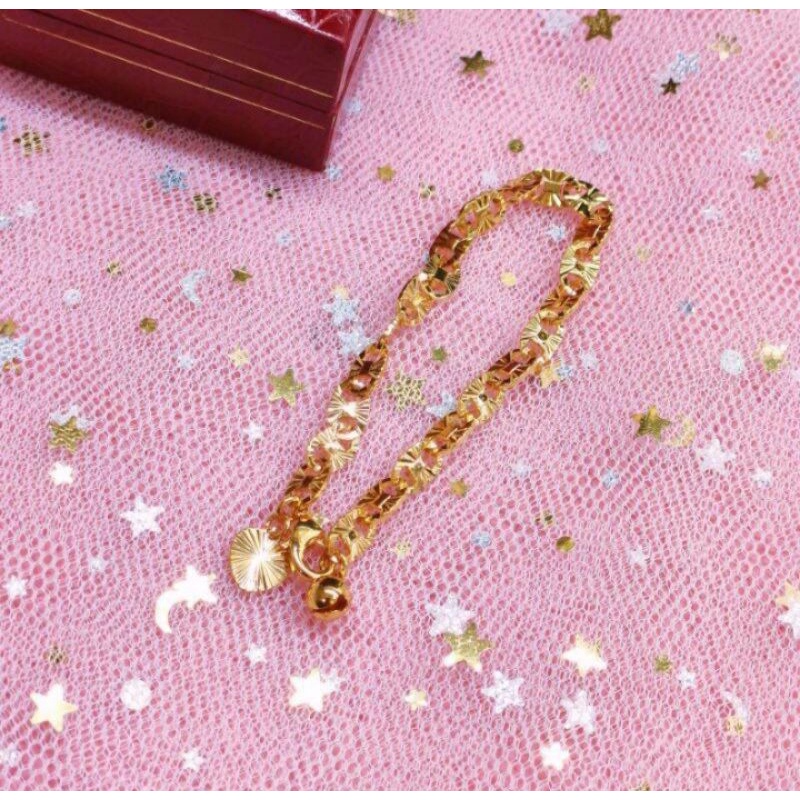 Gelang tangan pecahkopi rosegold fashion wanita bahan Titanium original anti luntur