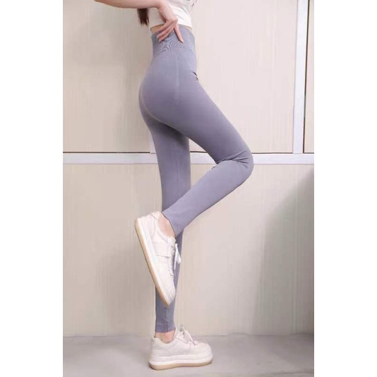 Legging Olohraga Wanita High Waist Polos Yoga&amp;Gym-Running wanita