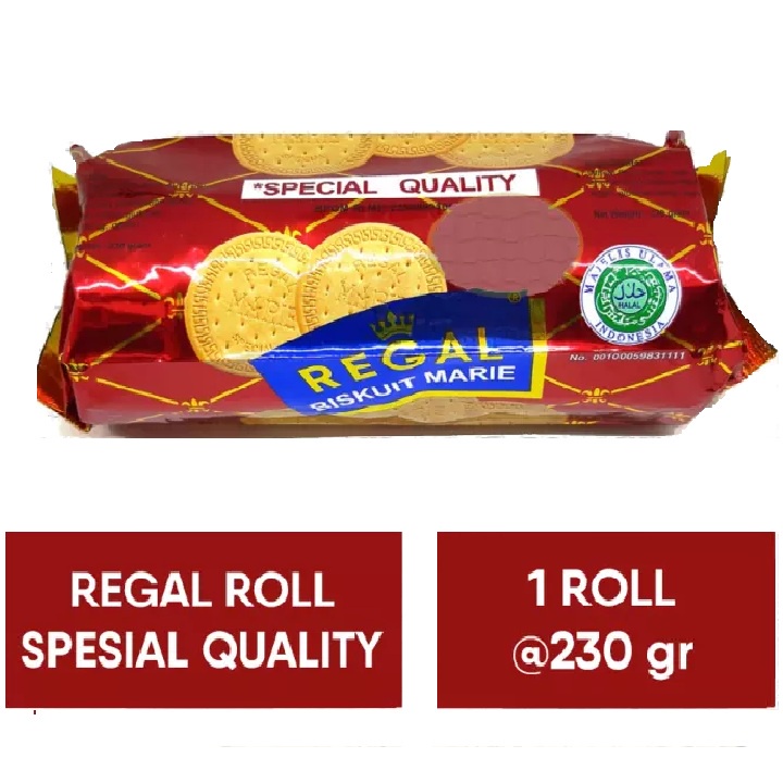 

Regal Marie Biskuit Spesial Quality 230 gr