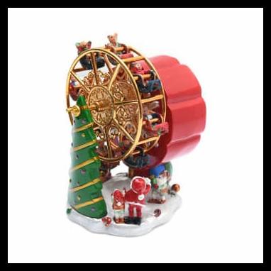 Aksesoris Natal - Noelle Dekorasi Natal Christmas Santa Ferris Wheel Original Natal 2021