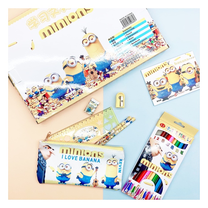 

Terbatas Kotak Pensil Set Pensil Warna Minions R305 Bagus