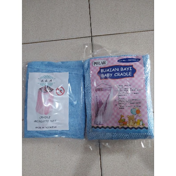 KAIN AYUNAN POLAR ZIP XL + KELAMBU JUMBO