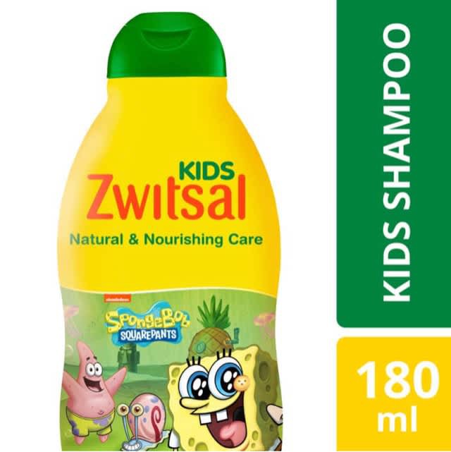 zwitsal kids shampoo nourishing care 180ml (Botol HIJAU)