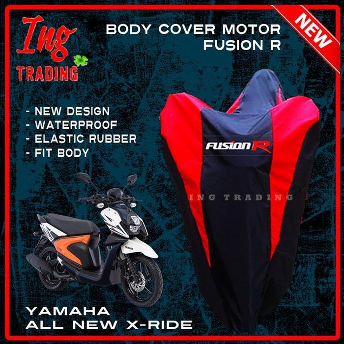 Body Cover Motor All New Yamaha X-Ride / Sarung Motor All New X-Ride