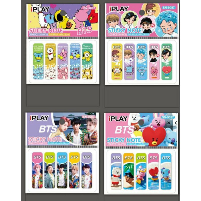 

PEMBATAS BUKU PLASTIK/post i t plastik/bookmark/sticky note PLASTIC