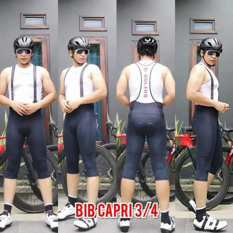 BIB CAPRI 3/4 SXB SULTAN CELANA SEPEDA PADDING HIGHT DENSITY PABRIK BAJU SEPEDA