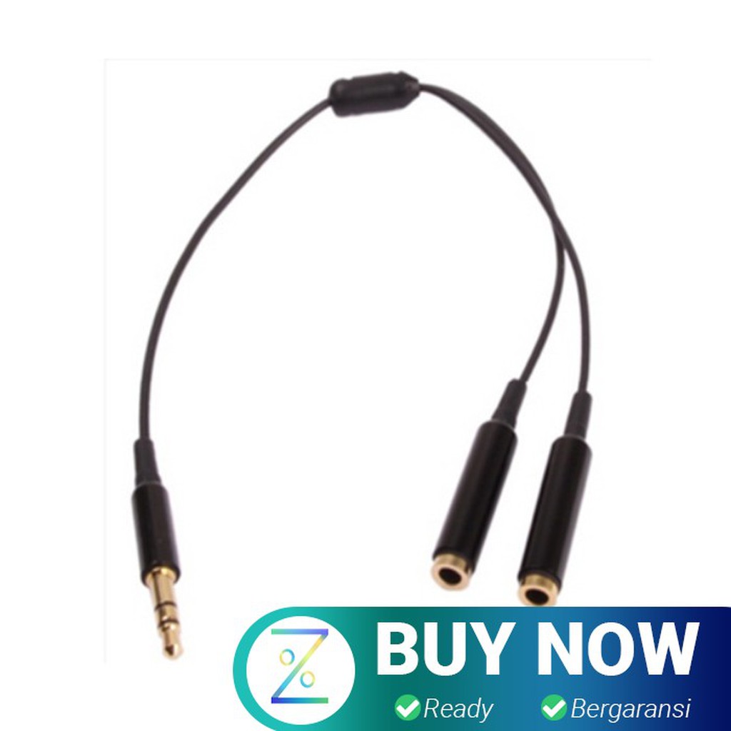 Overfly Kabel AUX Audio 3.5mm Male ke 2 x 3.5mm Female HiFi - AV114