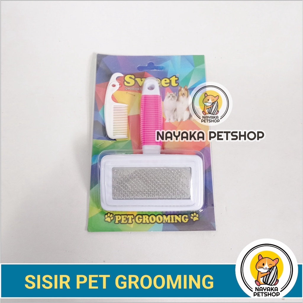 Pet Grooming Sisir Kucing Hewan Musang Kelinci Marmut