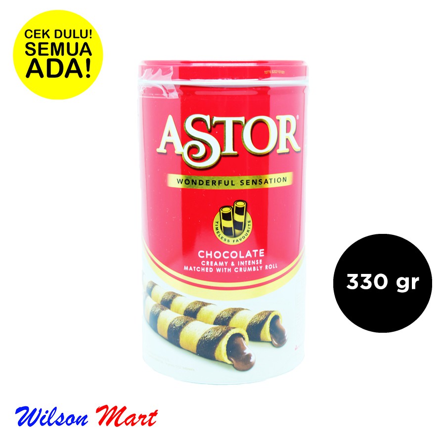 

ASTOR COKLAT CHOCOLATE WAFER STICK 330 GRAM