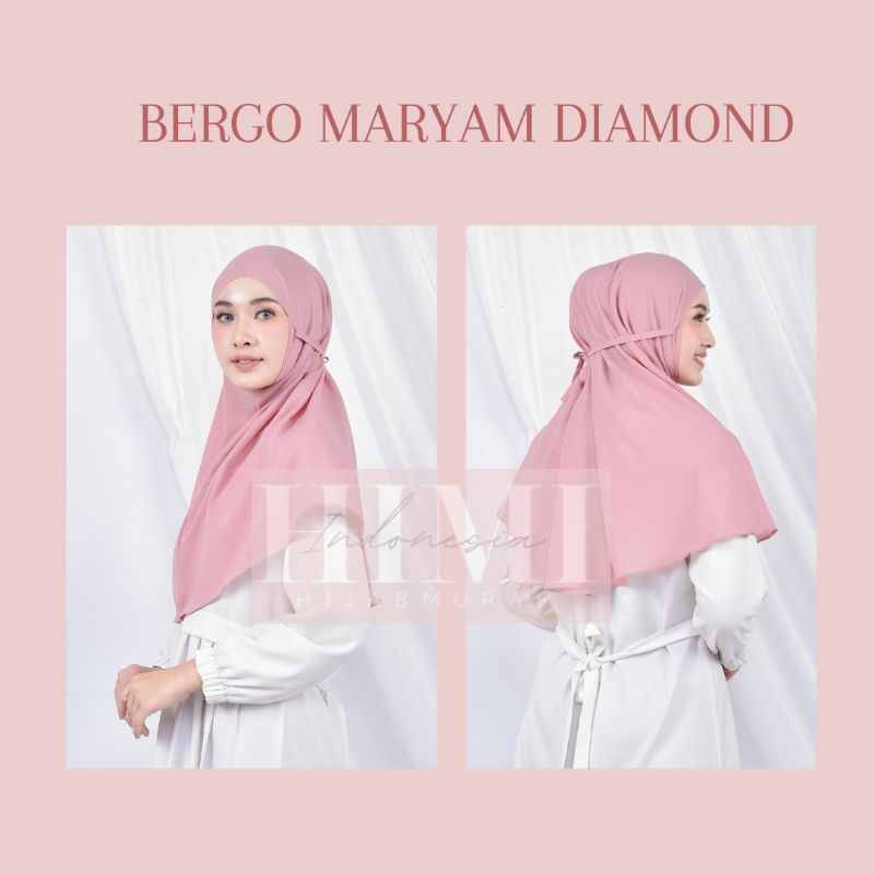 Bergo maryam / bergo diamond | Shopee Indonesia