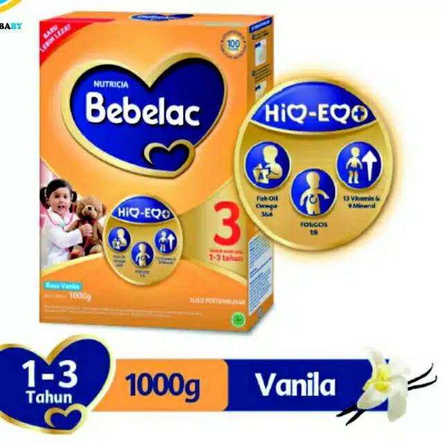 Bebelac 3 vanila 1000 gr