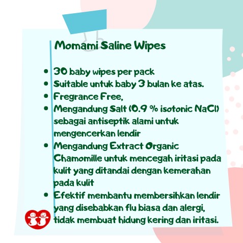 Momami Saline Wipes