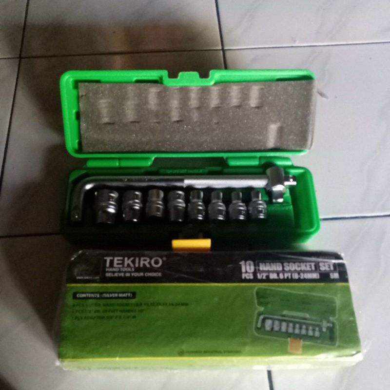 kunci shok murah tekiro 10pcs ukuran 8mm_24mm