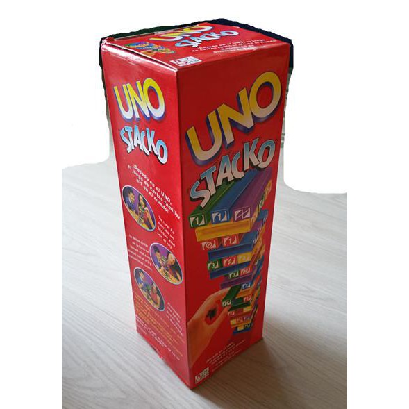 TOYS MAINAN UNO STACKO GAME TOWER UNO STACKO
