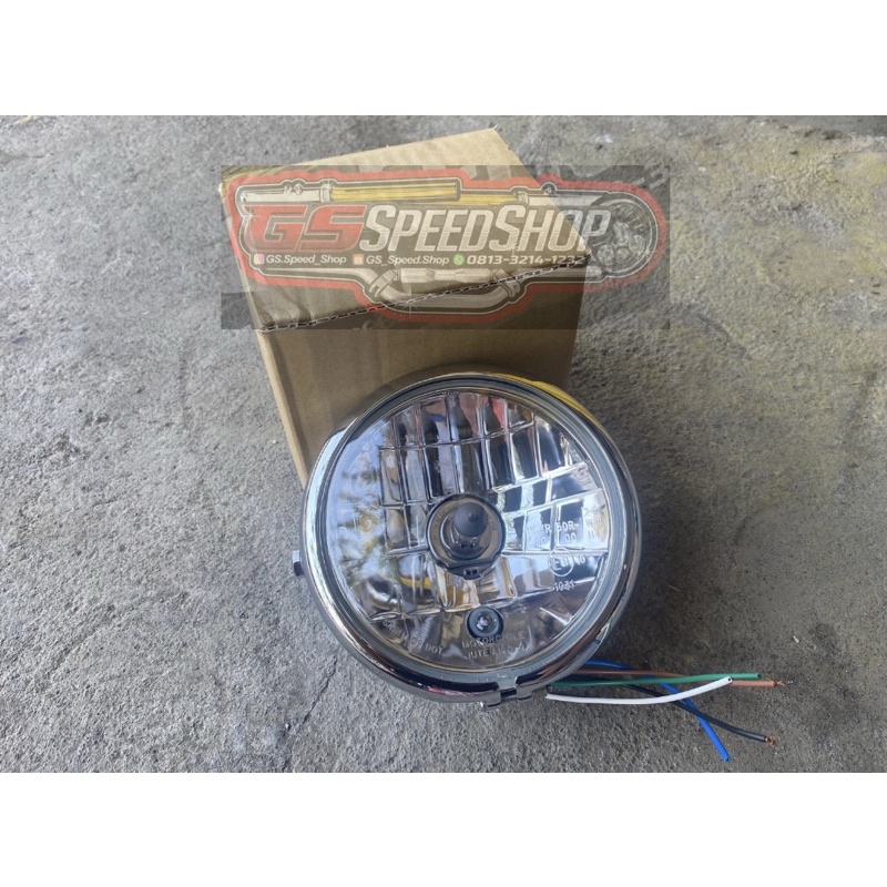 LAMPU DEPAN JUTE IMPORT TAIWAN KACA BENING ORIGINAL