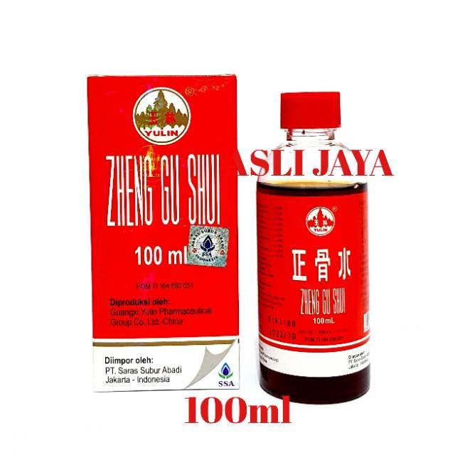 Zheng Gu Shui 100 Ml - Obat Keseleo / Terkilir / Retak / Patah Tulang