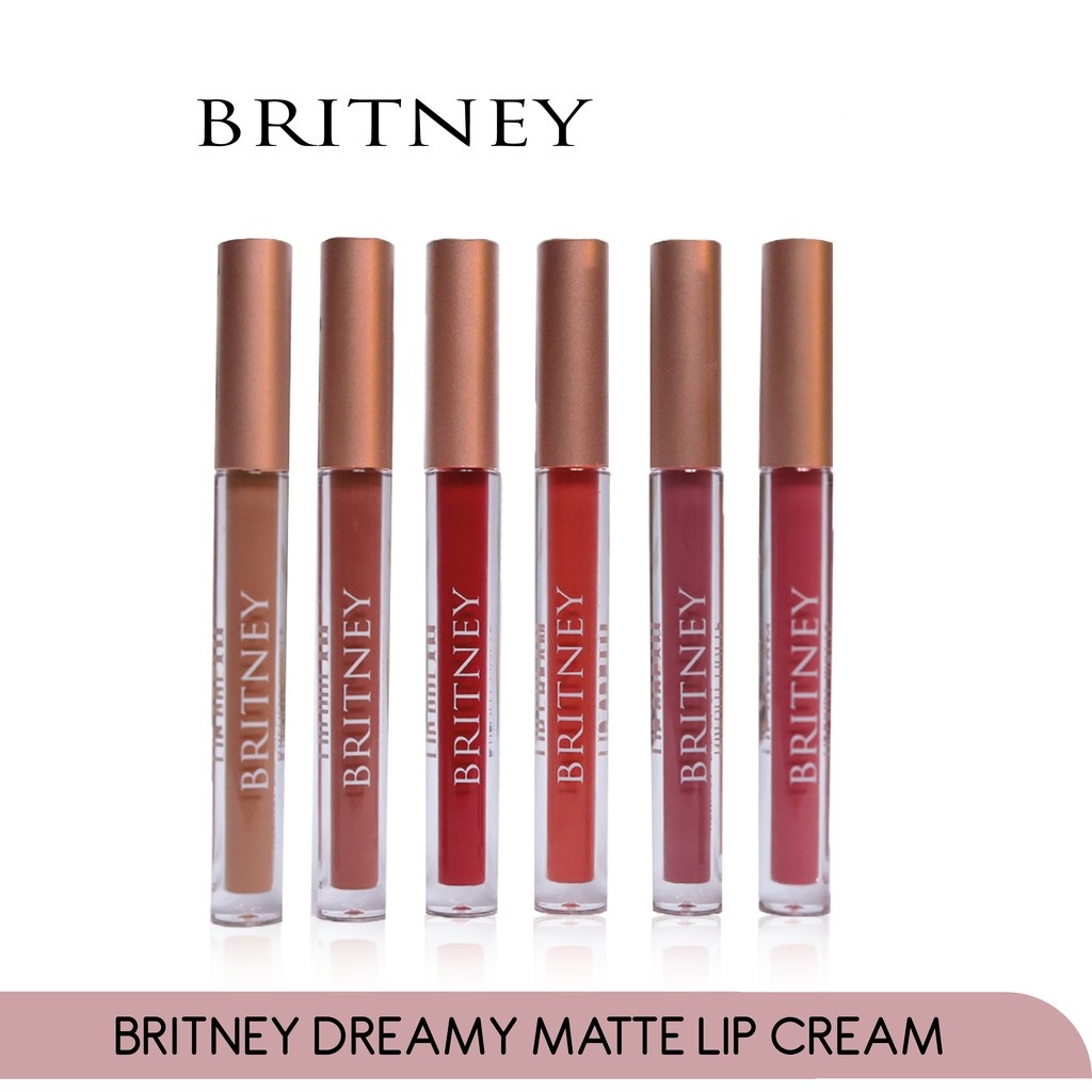 Purbasari BRITNEY Dreamy Matte Lip Cream BPOM (KIM)