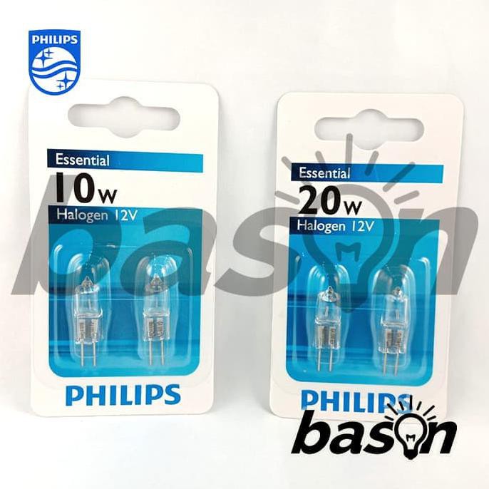 Barang Berkualits Philips Halogen Capsule Lamps Ess Capsule 20W G4 12V Cl 2Bc/10 Warm White Promo
