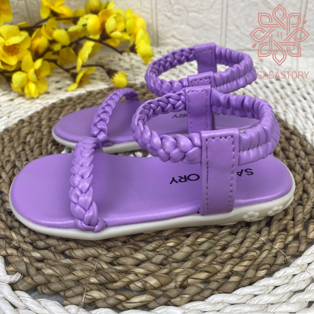 SEPATU SANDAL ANAK PEREMPUAN KEPANG LUCU 1 2 3 TAHUN KA04